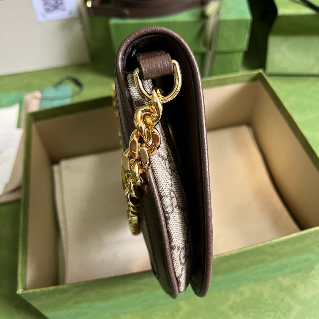 Gucci Blondie Leather Chain Shoulder Bag Style 1