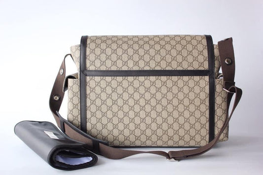 Gucci GG Supreme Leather Canvas Shoulder Bag Style 2