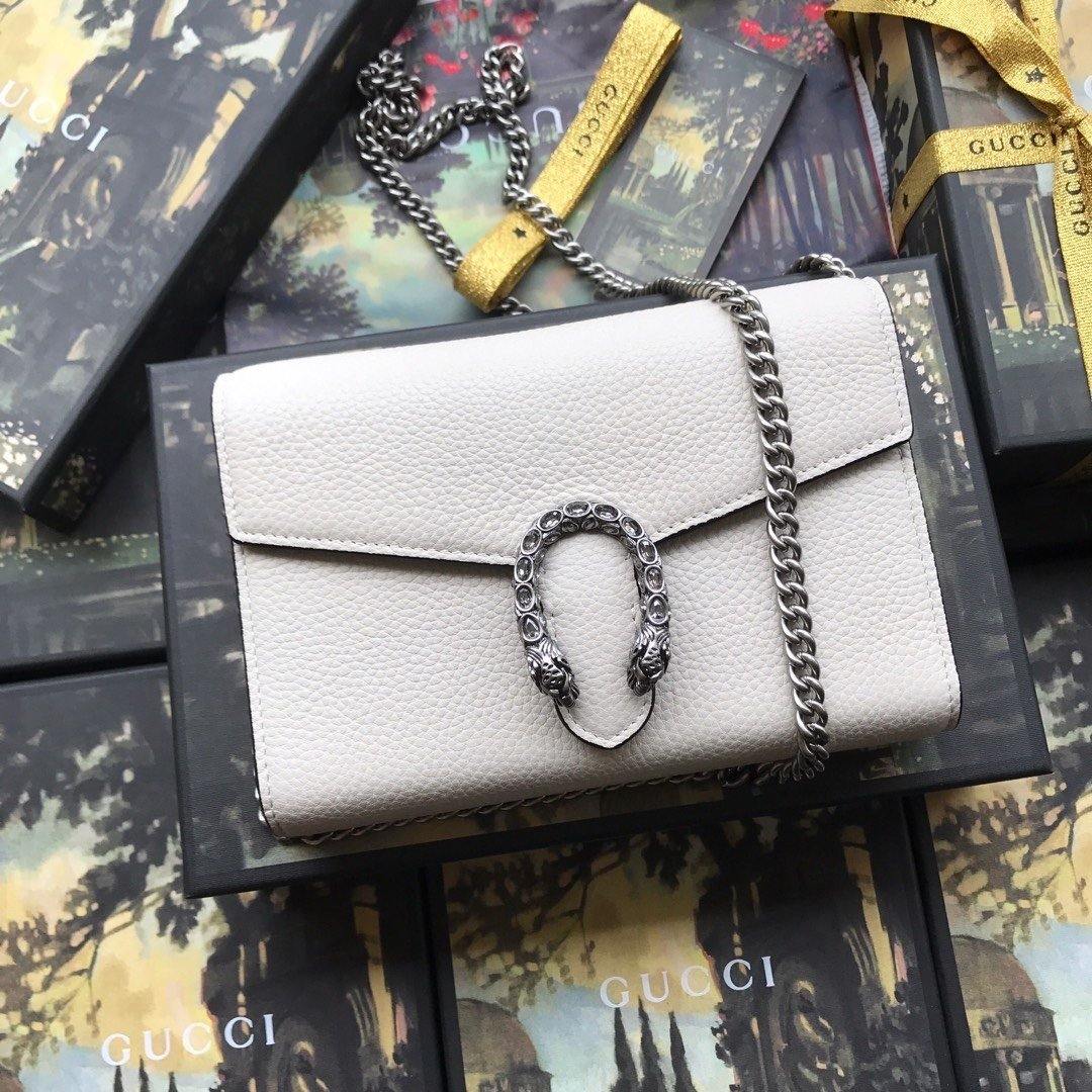 Gucci Monogram Chain Leather Crossbody