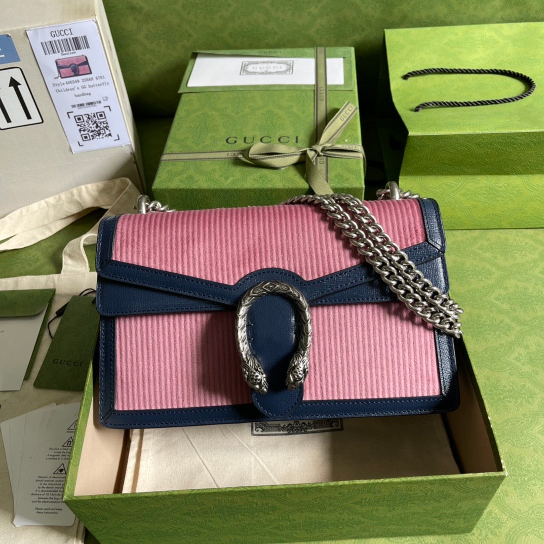 Gucci Monogram Chain Leather Crossbody