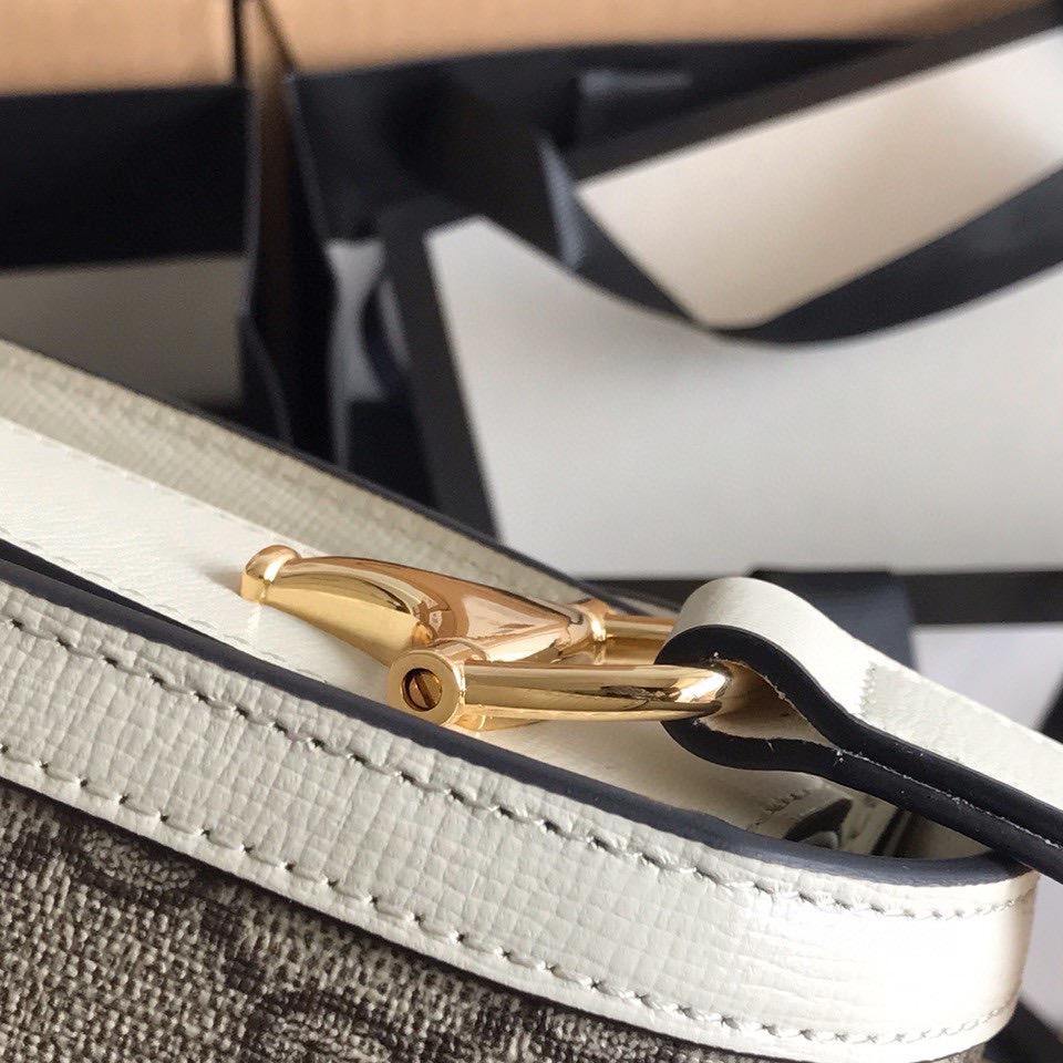 Gucci Leather Nylon Shoulder Bag Style 9