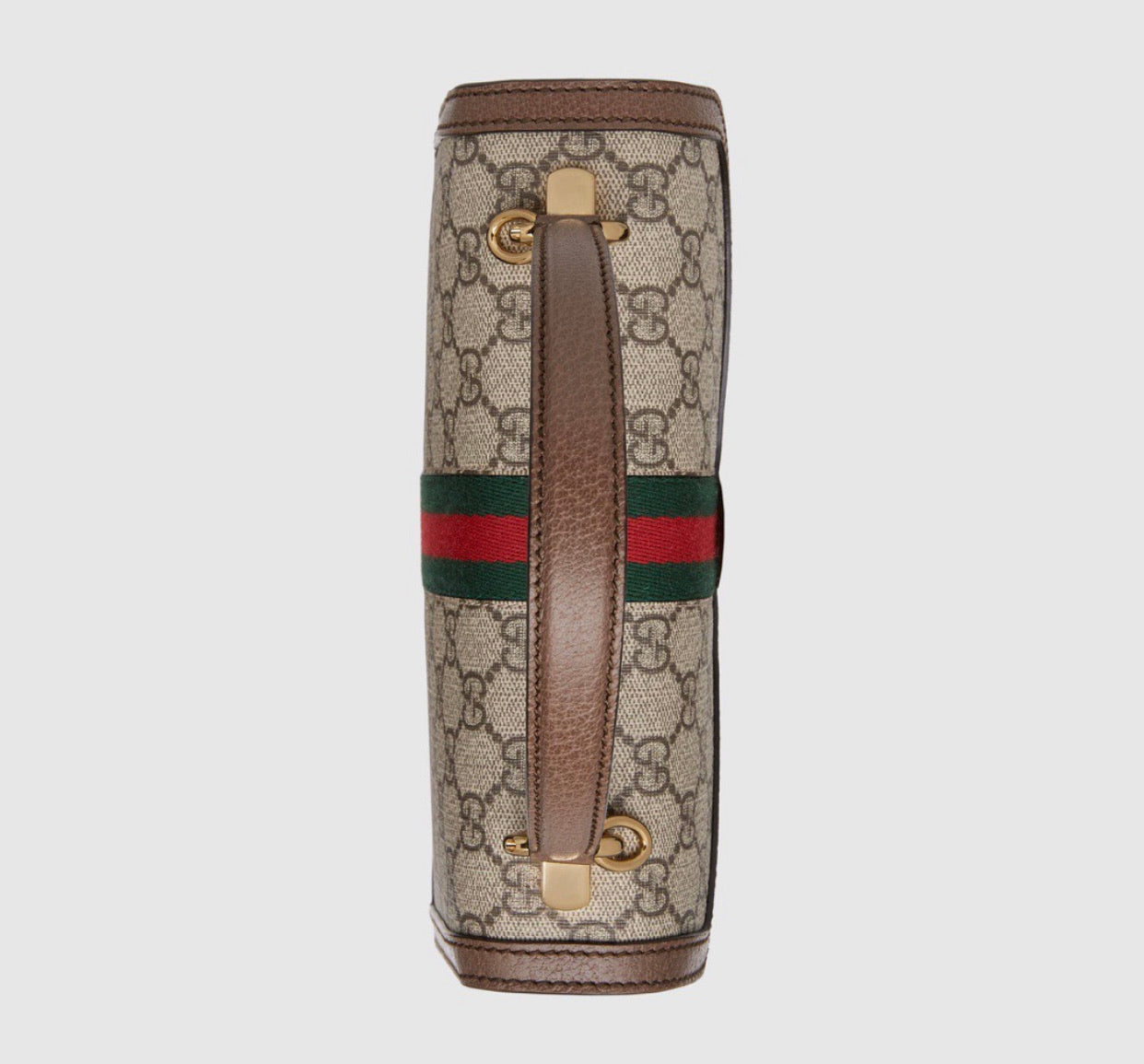 Gucci Leather Canvas Shoulder Bag Style 57