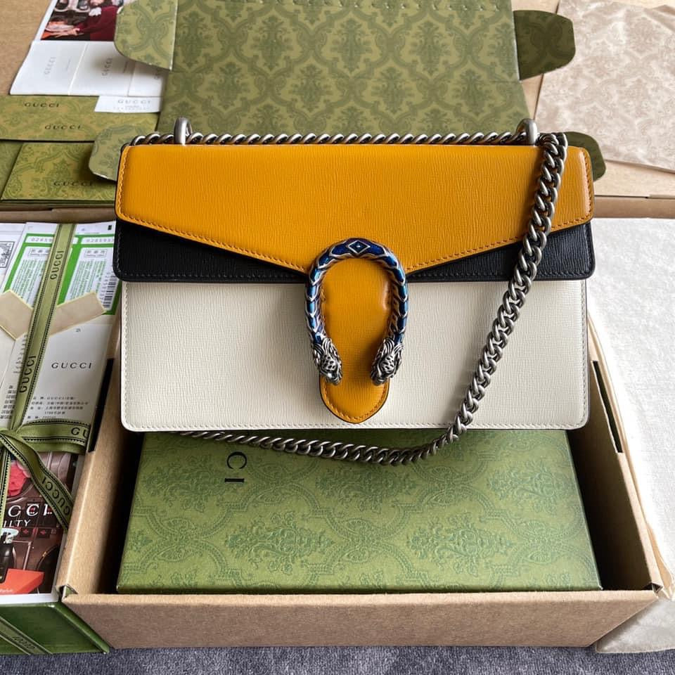 Gucci Monogram Chain Leather Crossbody