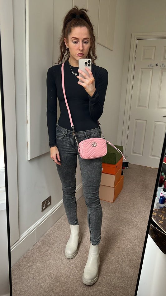 Gucci Chain Leather Shoulder Bag