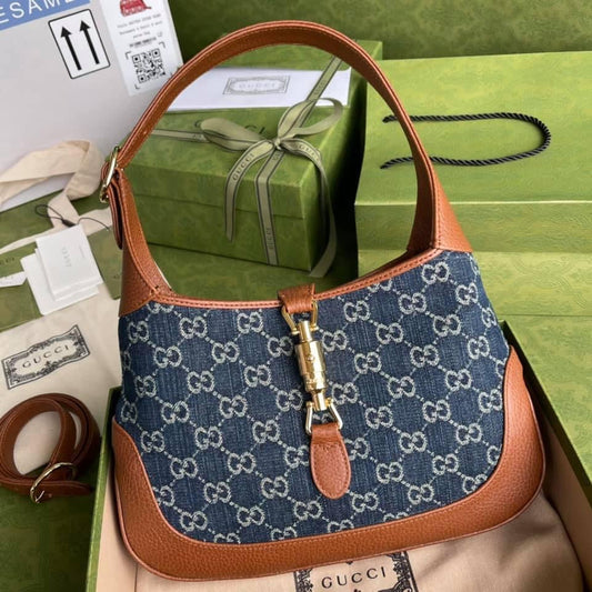 Gucci Jackie Leather Shoulder Bag Style 1