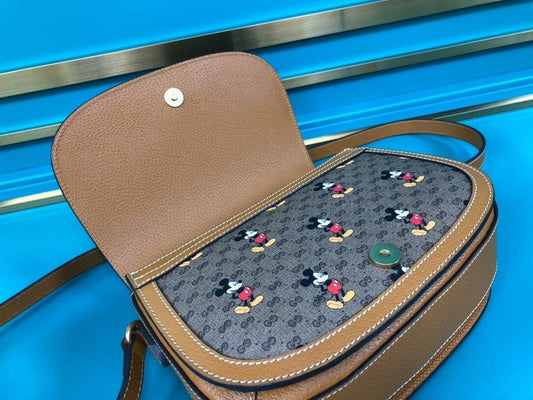 Gucci Monogram Leather Mini Crossbody
