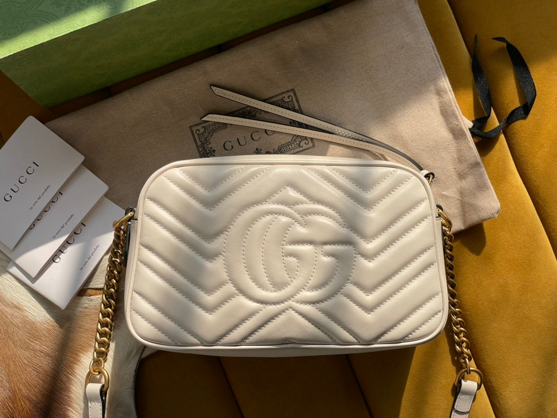 Gucci Monogram Chain Leather Crossbody