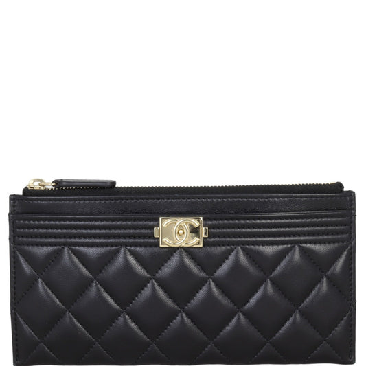 Chanel Boy Small Zip Pouch