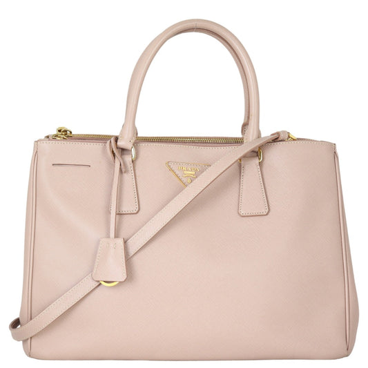 Prada Saffiano Lux Galleria Double Zip Tote Medium