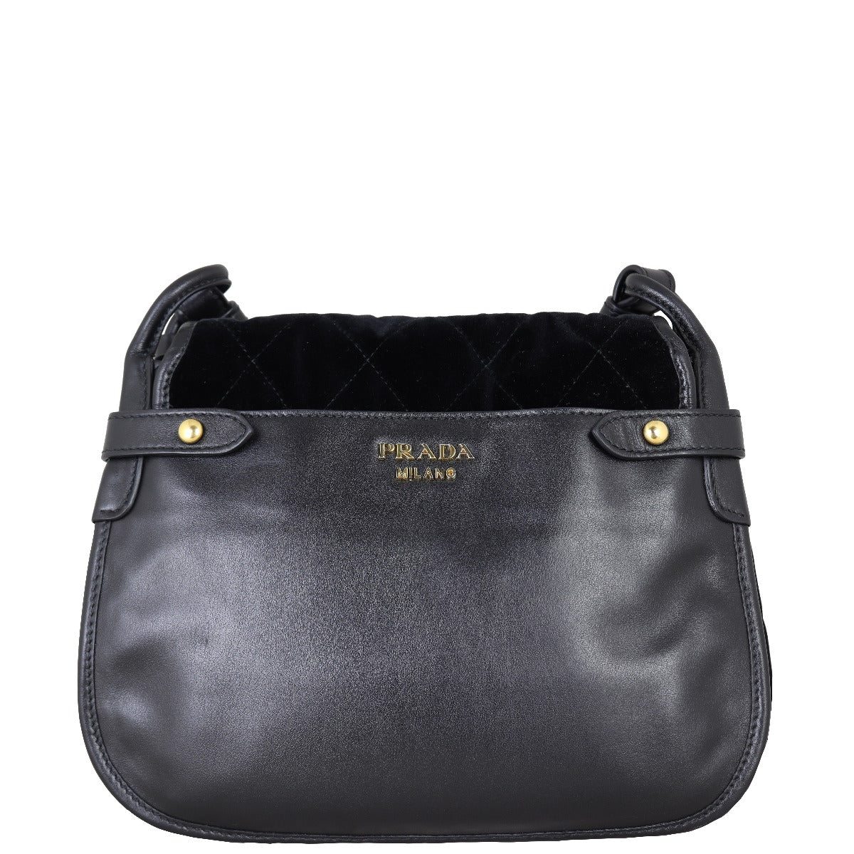 Prada Velluto & City Calf Corsaire Crossbody Bag