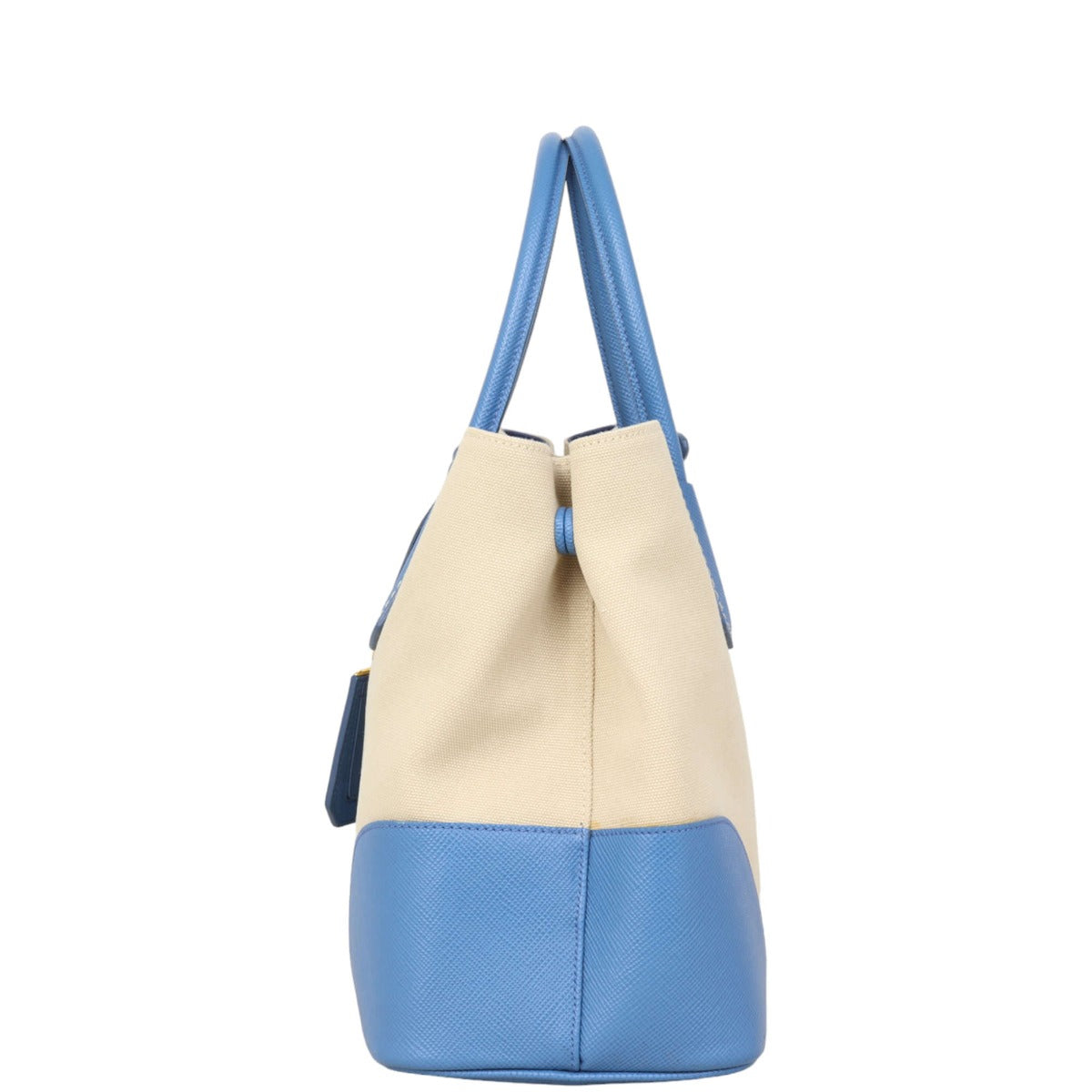 Prada Saffiano Cuir & Canapa Double Bag Medium