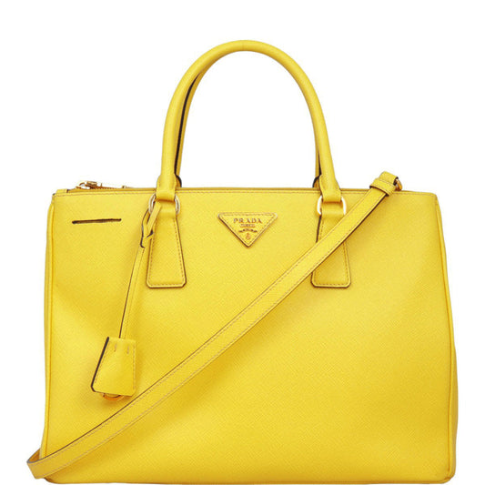 Prada Saffiano Lux Galleria Double Zip Tote Medium