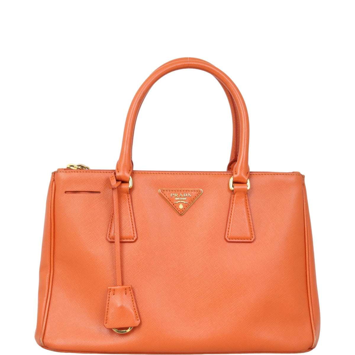 Prada Saffiano Lux Galleria Double Zip Tote Small