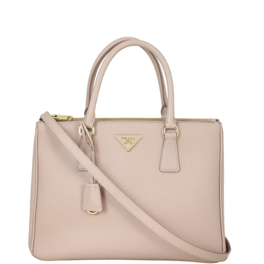 Prada Saffiano Lux Galleria Double Zip Tote Medium