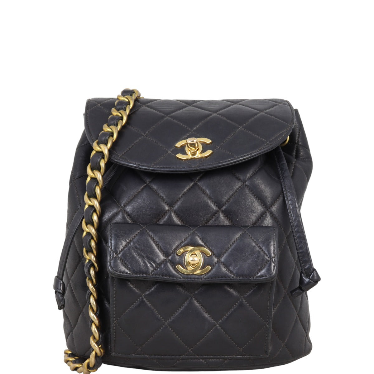 Chanel Duma Quilted Backpack | Black