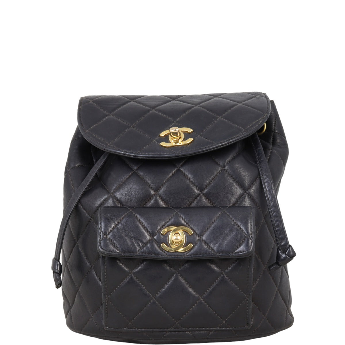 Chanel Duma Quilted Backpack | Black