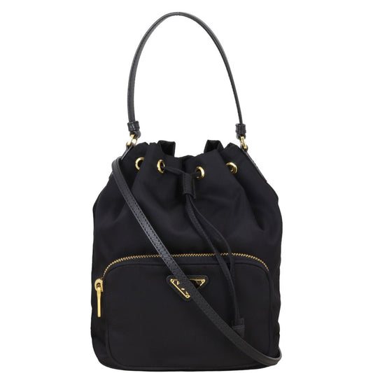 Prada Duet Tessuto Bucket Bag
