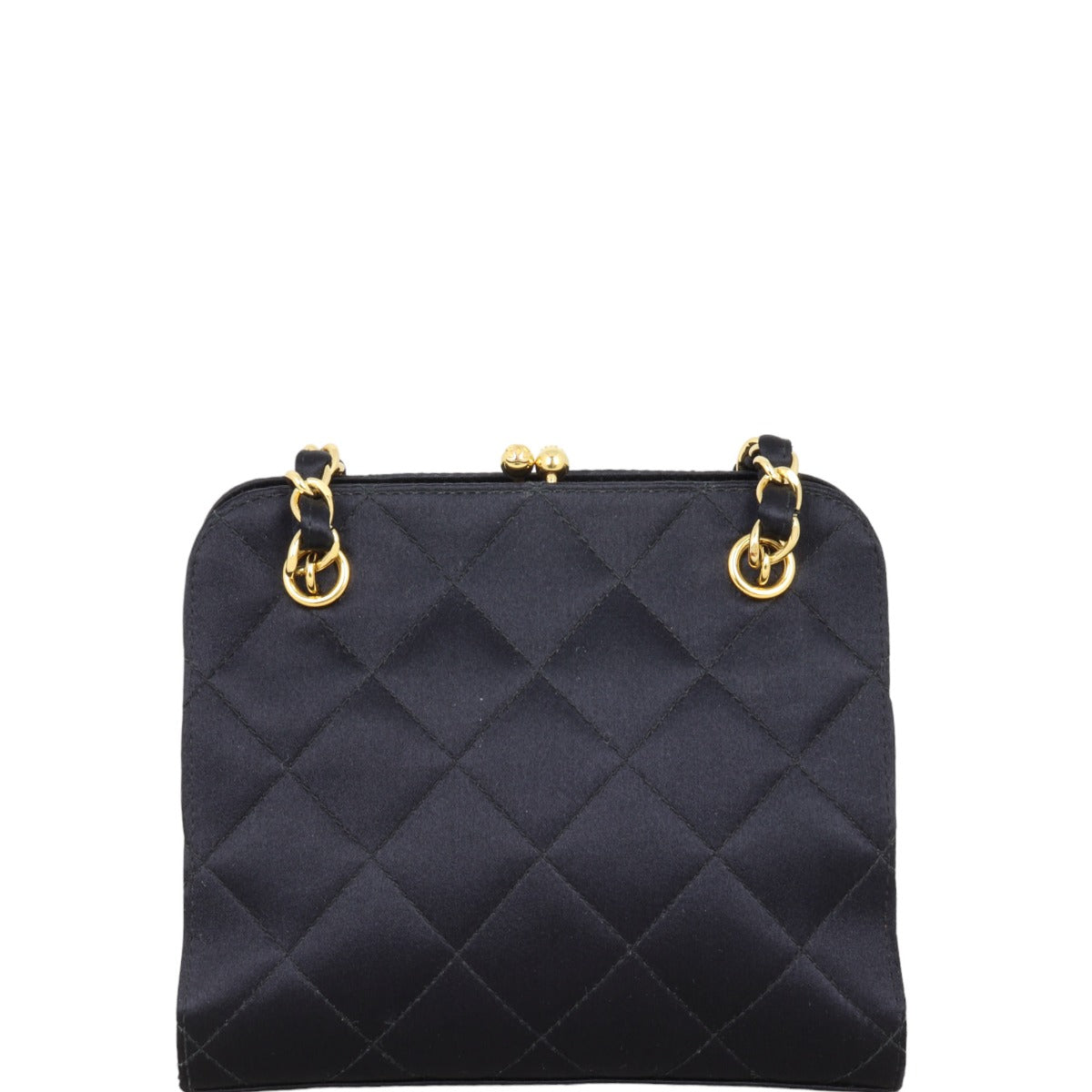 Chanel Kisslock Satin Mini Bag