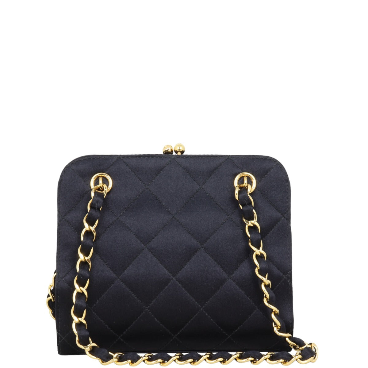 Chanel Kisslock Satin Mini Bag
