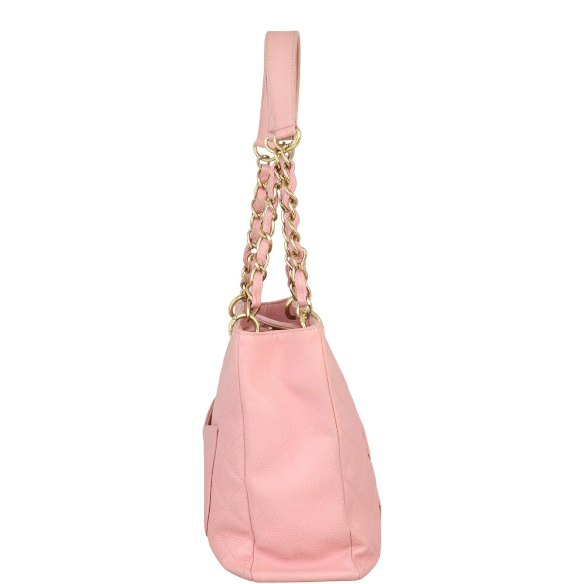 Chanel Petite Shopping Tote |  Light Pink Caviar