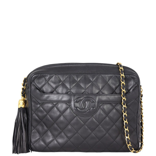 Chanel Camera Tassel Bag Medium | Lambskin