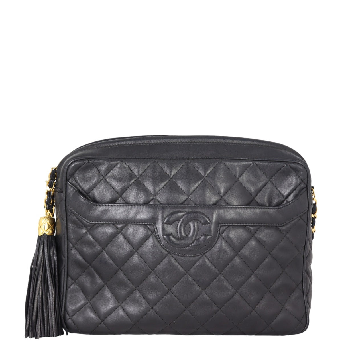 Chanel Camera Tassel Bag Medium | Lambskin