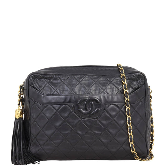 Chanel Camera Tassel Bag Medium | Black