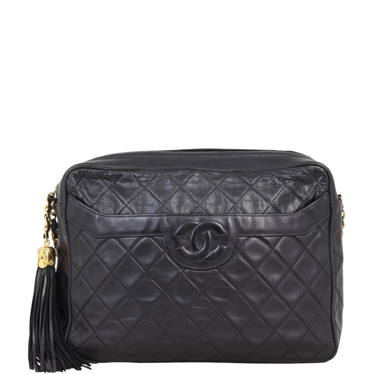 Chanel Camera Tassel Bag Medium | Black