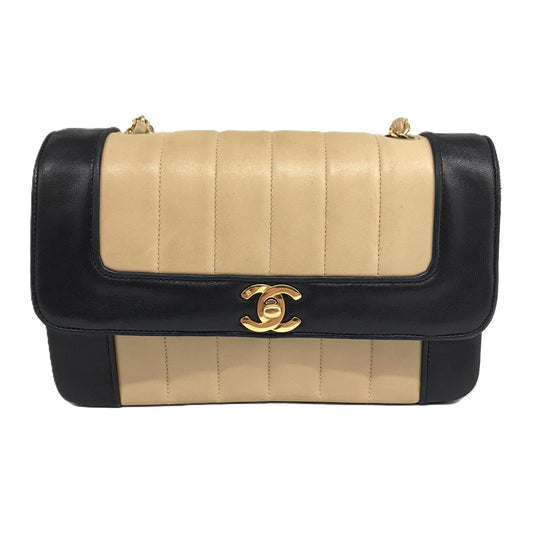 Chanel Lambskin Mademoiselle Matelasse Shoulder Bag