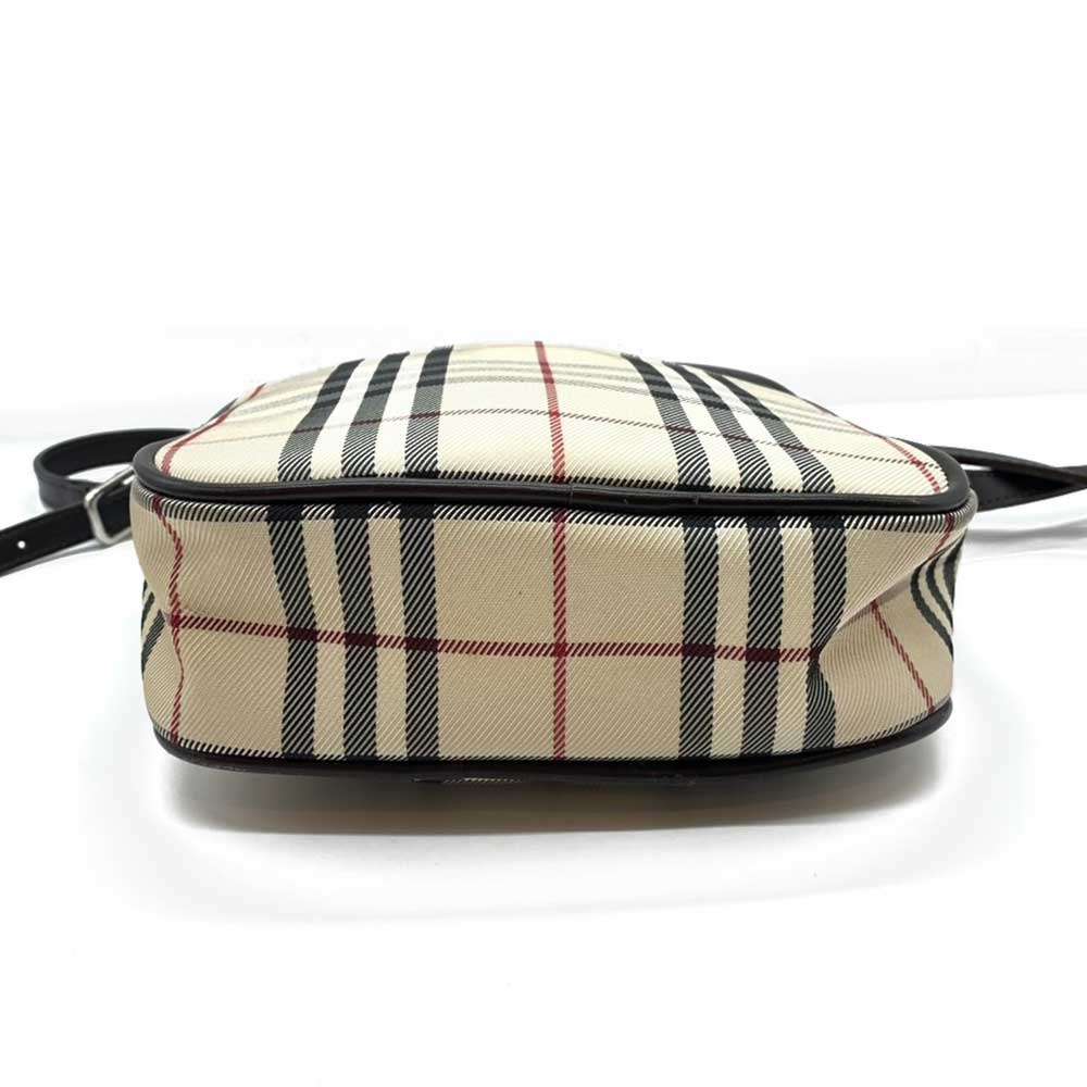 Burberry Nova Check Canvas Leather Crossbody Bag