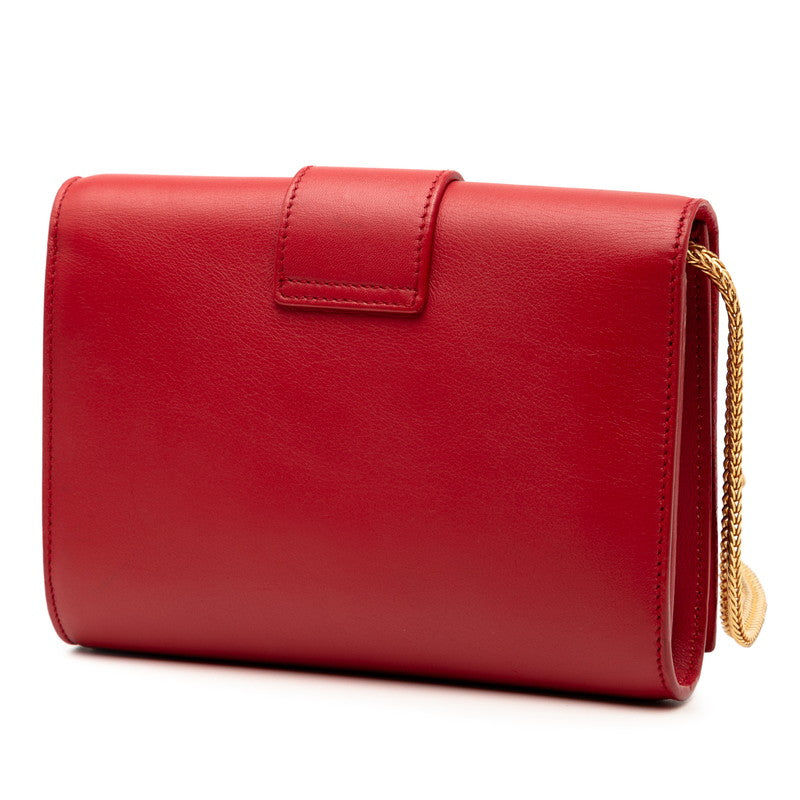 Saint Laurent Classic Y Line Satchel Small Leather Shoulder Bag