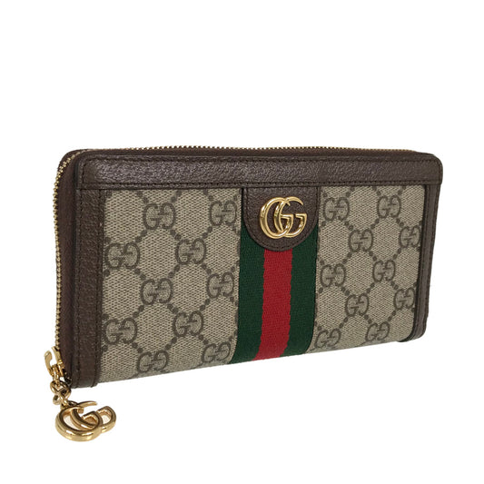 Gucci Leather Canvas Shoulder Bag