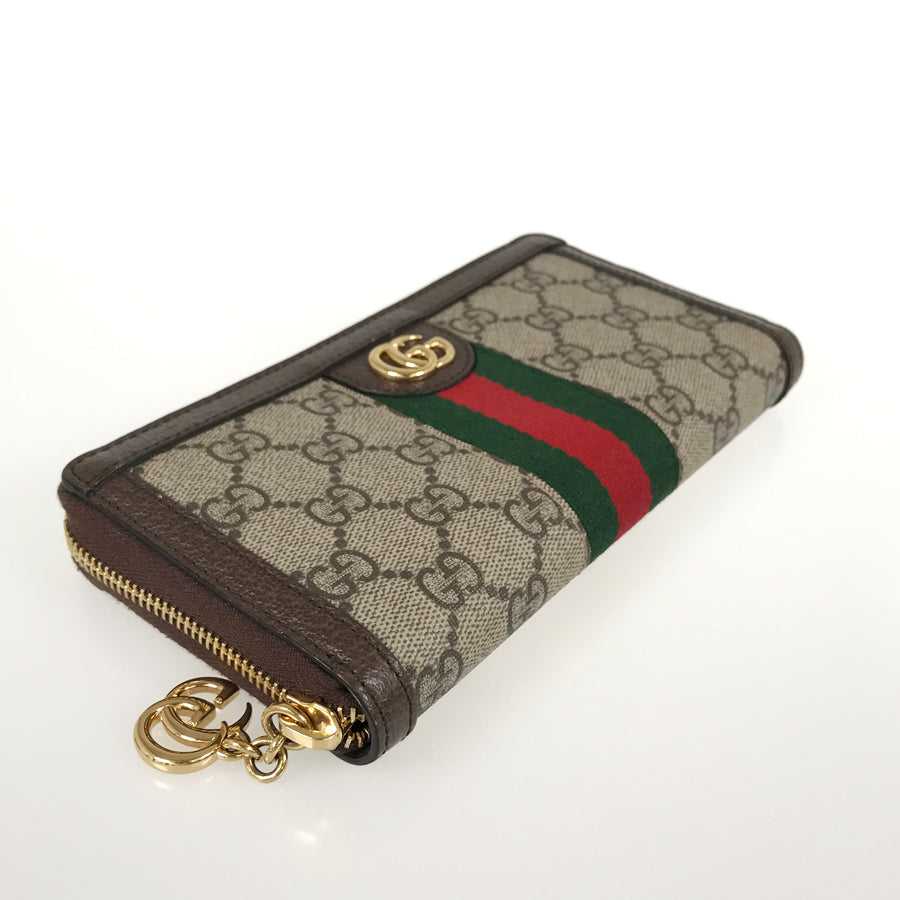 Gucci Leather Canvas Shoulder Bag