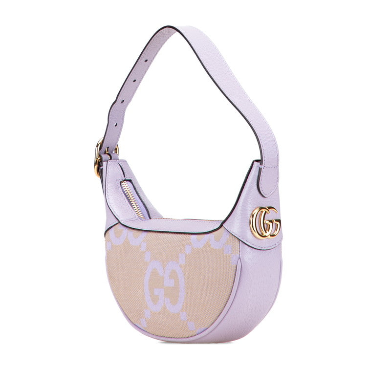 Gucci Jumbo GG GG Mini Bag Canvas Leather Handbag