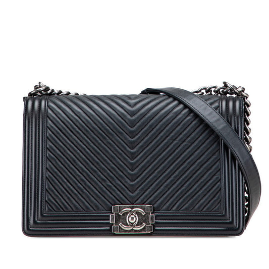 Chanel Boy Chanel 28 Lambskin Shoulder Bag