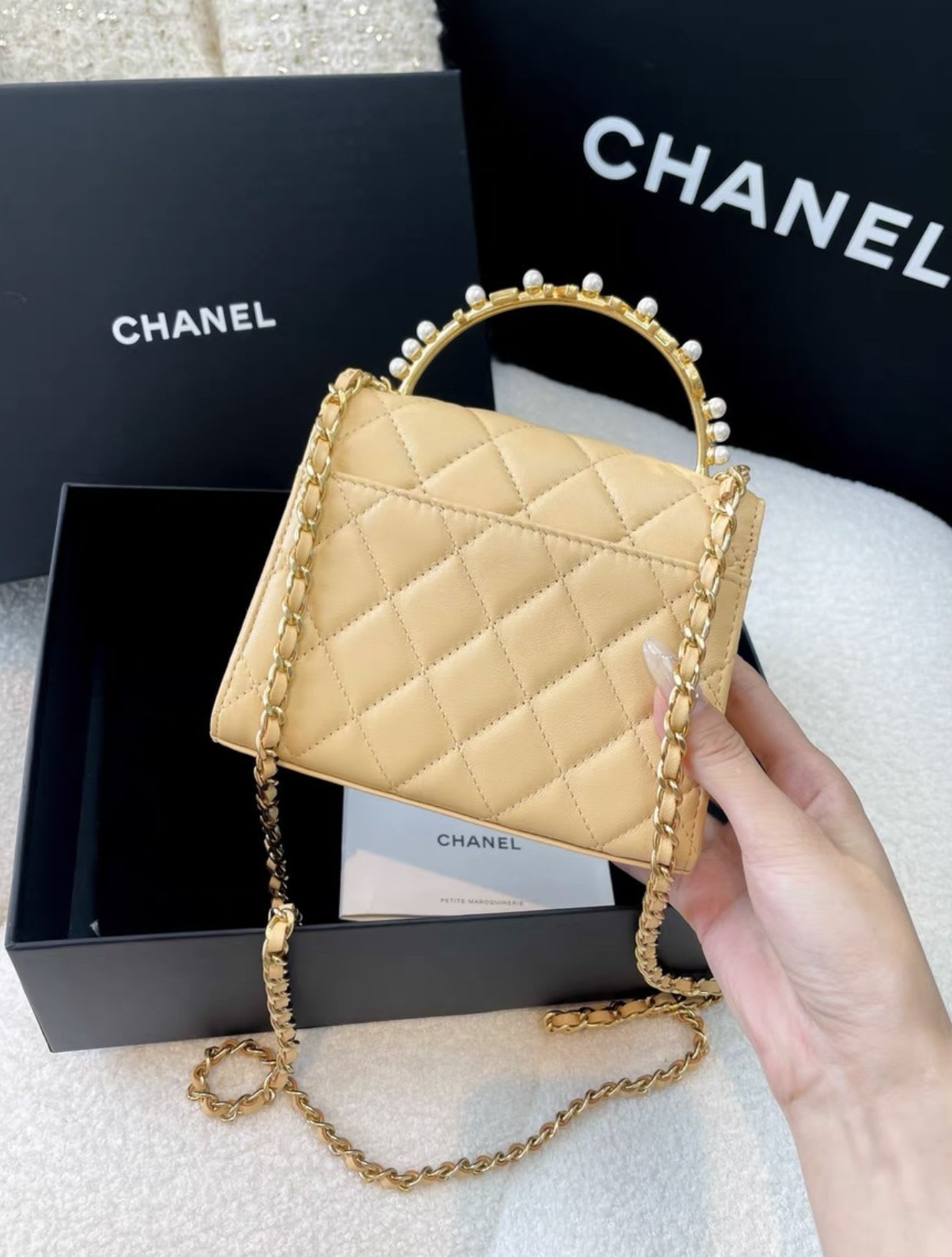 Chanel 23 pearl bag