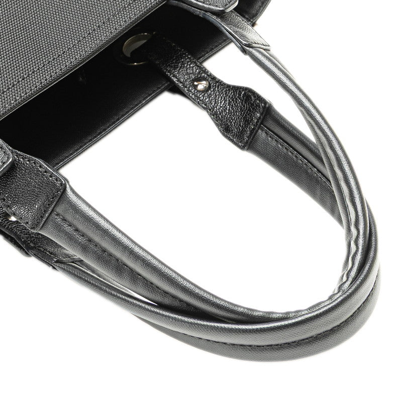 Chanel Paris Biarritz Leather Coated Canvas 2way Bag