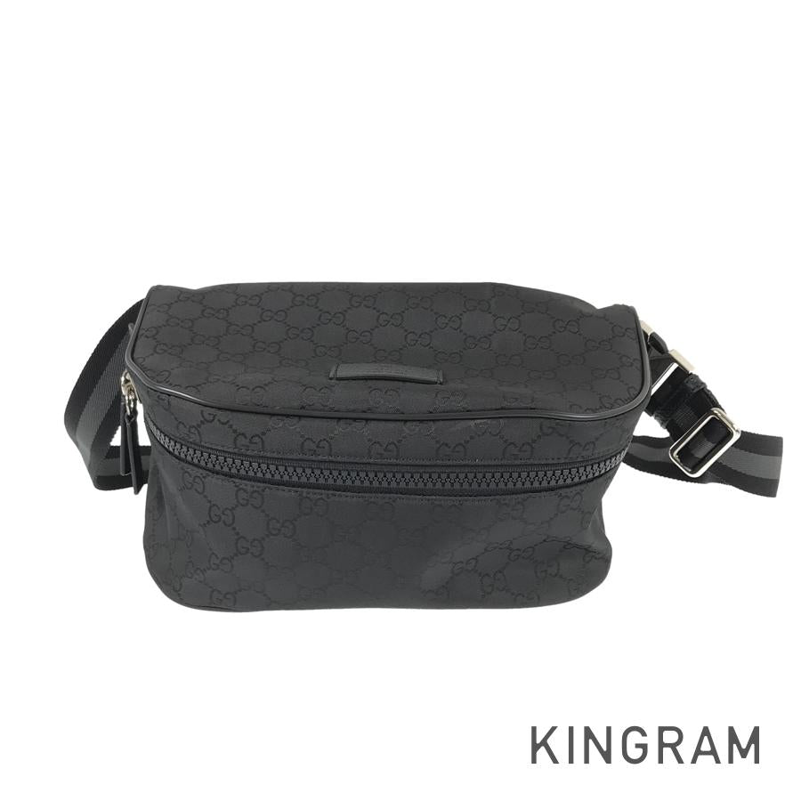 Gucci Nylon Leather Shoulder Bag