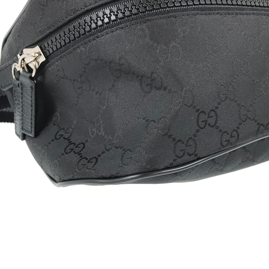 Gucci Nylon Leather Shoulder Bag