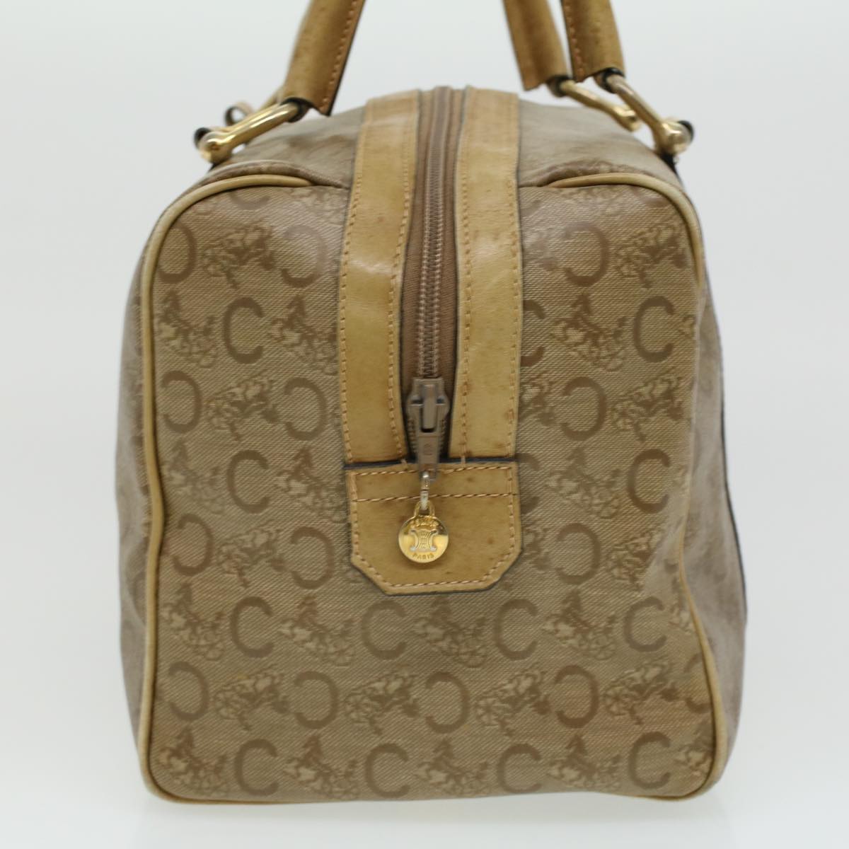 Luxury CELINE C Macadam Canvas Hand Bag Beige ki2542