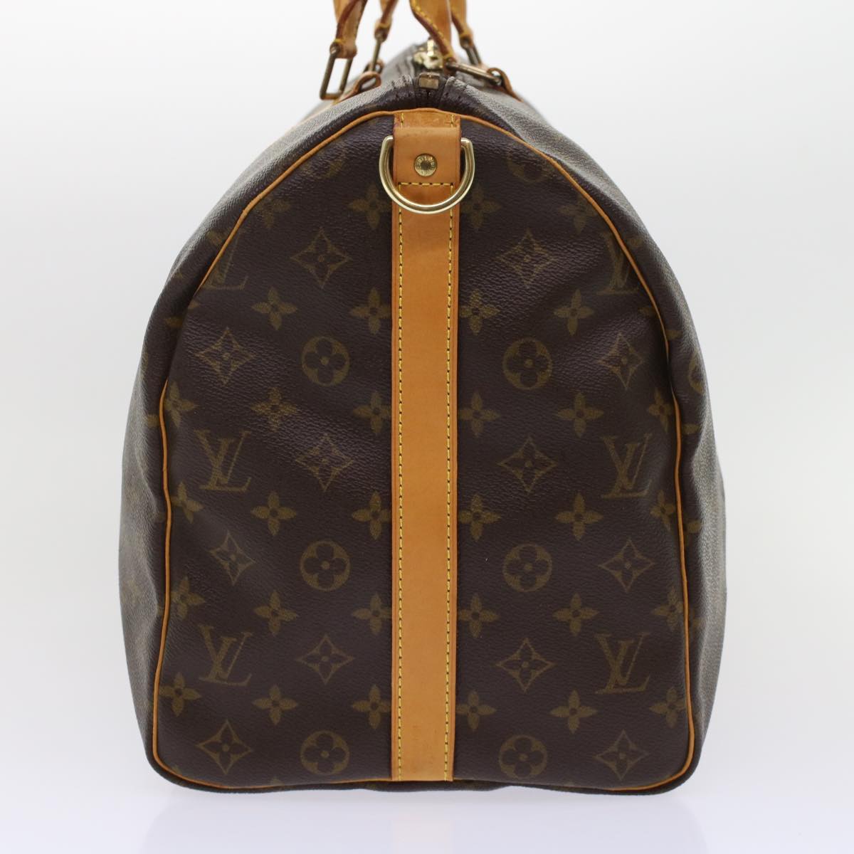 LOUIS VUITTON Monogram Keepall Bandouliere 50 Boston Bag M41416 LV ki2744