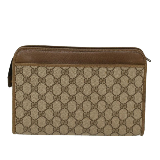 Gucci Leather Canvas Clutch