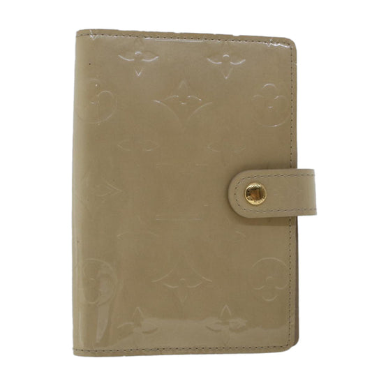 LOUIS VUITTON Monogram Vernis Agenda PM Day Planner Cover R21009 LV Auth ki3136