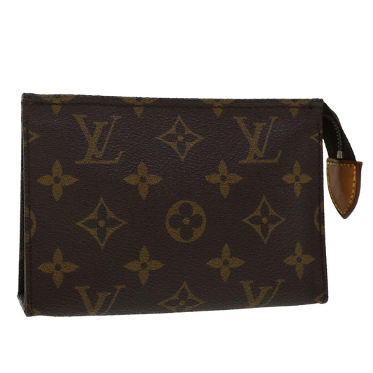 LOUIS VUITTON Monogram Poche Toilette 15 Pouch M47546 LV ki3168