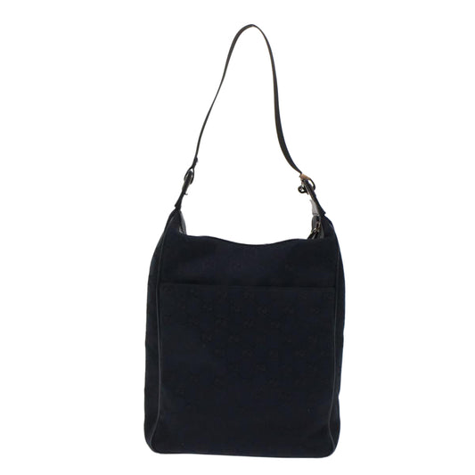 Gucci Leather Canvas Shoulder Bag