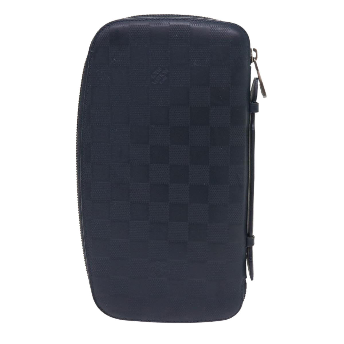 LOUIS VUITTON Damier Infini Organizer Atholl Clutch Bag Black N41382 Auth ki3504