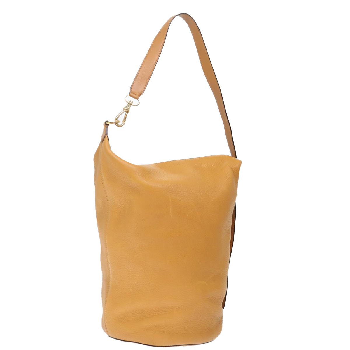 Luxury CELINE Shoulder Bag Leather Beige ki4346