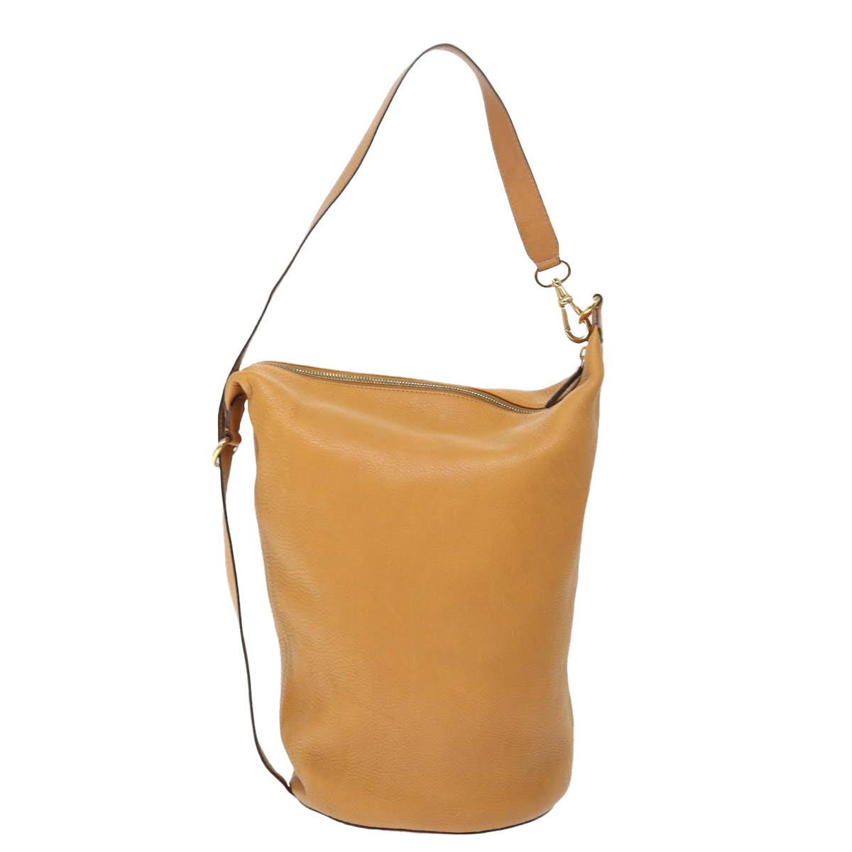 Luxury CELINE Shoulder Bag Leather Beige ki4346