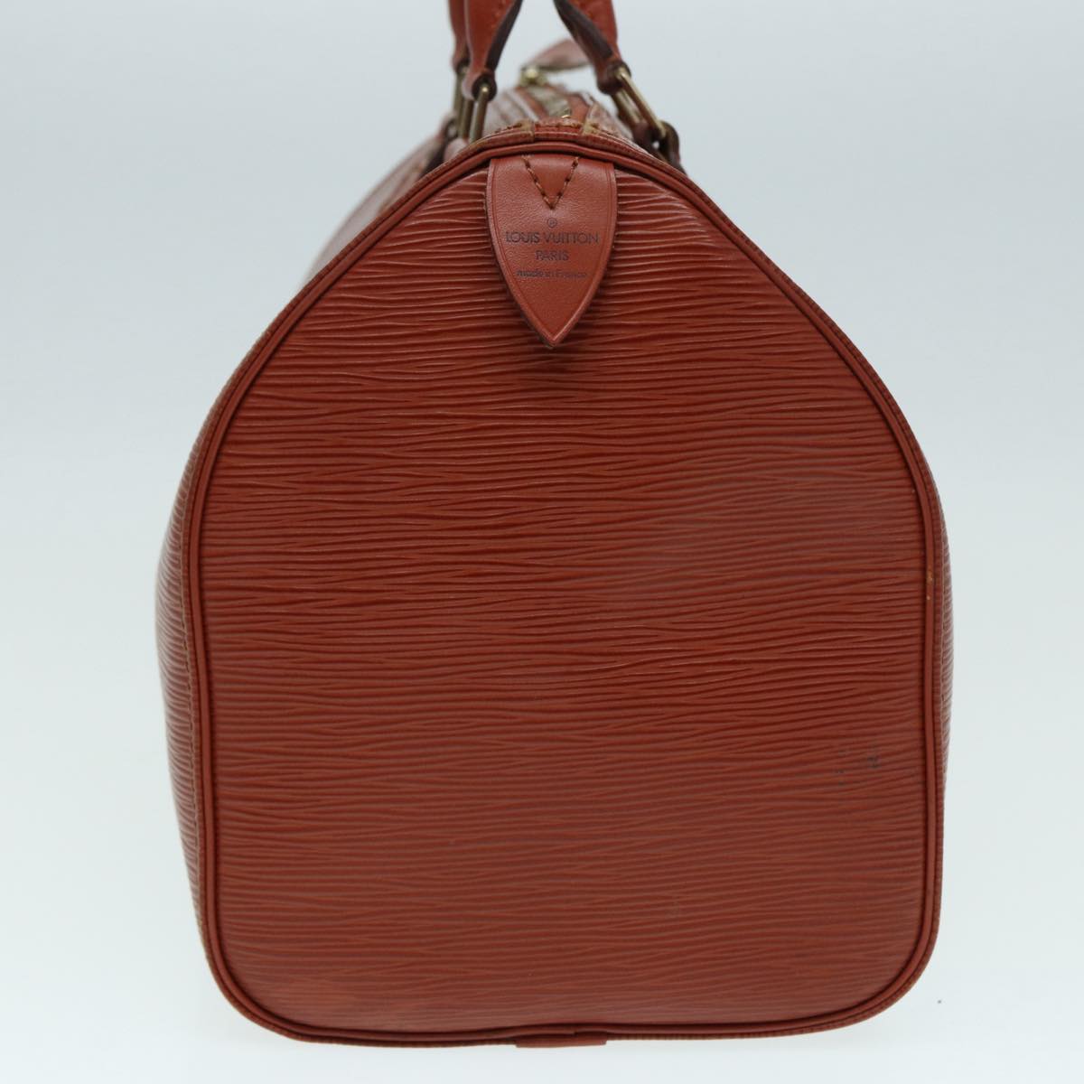LOUIS VUITTON Epi Hand Bag Brown LV Auth ki4689