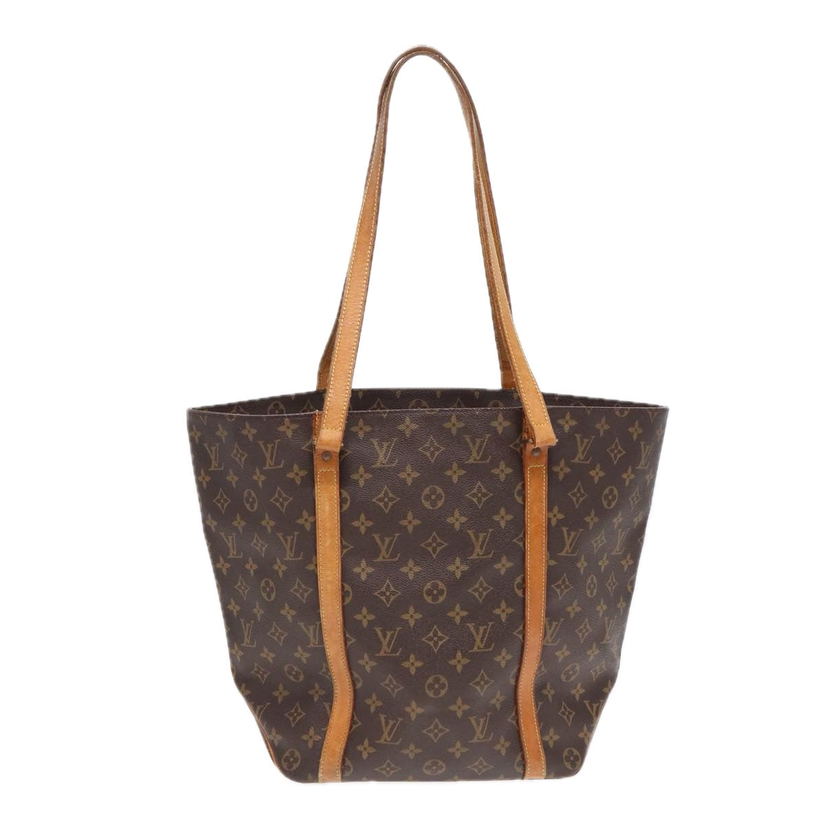 LOUIS VUITTON Monogram Sac Shopping Tote Bag LV Auth ki4733